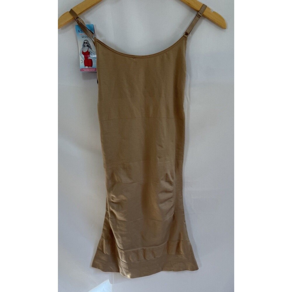 Spanx Slip Womens Large   Beige Assets Red Hot Label Shapewear Body Shaper Strap